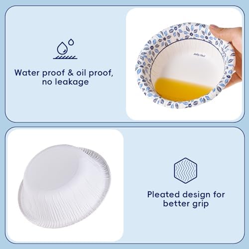 JOLLY CHEF 16 oz Paper Bowls 156 Count Disposable - Image 3