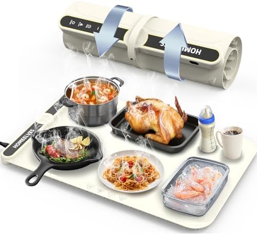 Warming Mat for Food,Rapid Heating Food Warming Mat by HomeElves