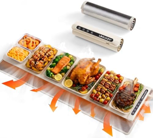 Warming Mat For Food Extra Long 43"x12" 600W Food Warming Mat Heat Resistant Pad,Chafing Dishes for Buffet 6 Temp 12 Hours,Child Lock,Food Warmers for Parties Buffet for Catering Gatherings by Unknown