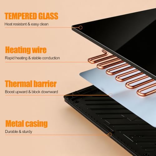 Electric Warming Tray，Food Warmers for Parties Buffet with Thermostat - Image 2