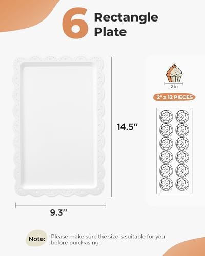 Kootek 10pcs Cupcake Stand Dessert Table Display Set Serving Tray for Party - Image 4