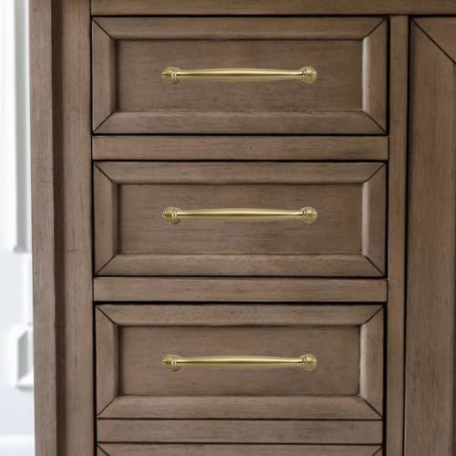 khtumeware 2 Pack 8 Inch(203mm) Champagne Bronze Cabinet Pulls Gold Kitchen Cabinet Hardware