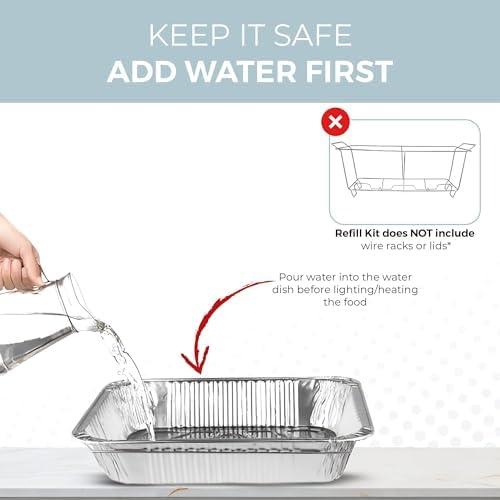 Alpha Living Large Full Size Refill Kit Disposable Chafing Buffet with - Utensils, Fuel Cans Only – Premium Chafing Dish Set for Events, Parties, Catering - Image 4