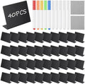 40Pack Food Labels Signs for Party Buffet 4"x3" Mini Chalkboard Signs for Food Buffet Catering Supplies Buffets Display for Party Foods Display, Pastry, Price, Name Tags by Unknown