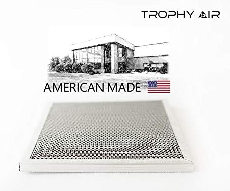 Washable & Reusable Electrostatic HVAC AC/Furnace Air Filter, Lasts a Lifetime, 6 Stage Permanent Air Filter, Healthier Home or Office, Made in The USA - Increases Airflow (14x25x1)