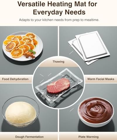 Warming Mat for Food (35"x16") - iTRUSOU Extra Large Electric Warming Tray with 7-Level Temp, 500W High-Power & 99H Timer - Rollable XL Large Food Warming Mat for Parties & Buffet - Image 7