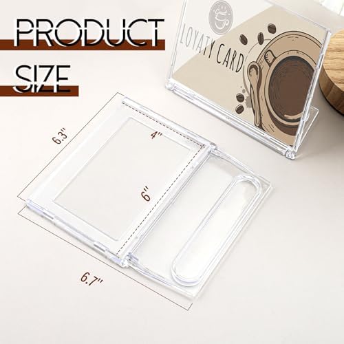 10 Pack 4x6 Inch Sign Holder Horizontal, Double-Sided Usage with Swivel Base for Table Display, for Office, Store, Restaurant, Retail Counters, for Menu, Message Board, Note - Image 2