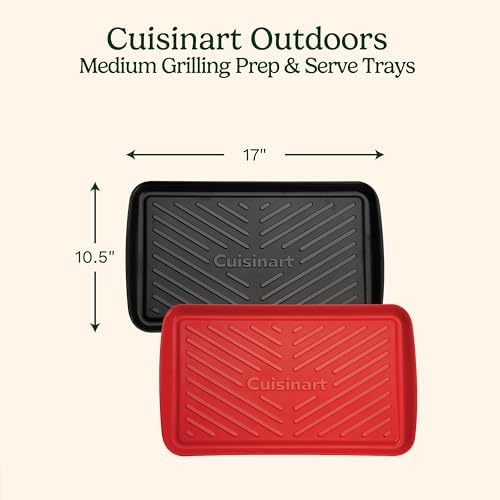 Cuisinart Grilling Prep and Serving Tray, Dishwasher-Safe, 2-Pc Nesting Set - Image 2