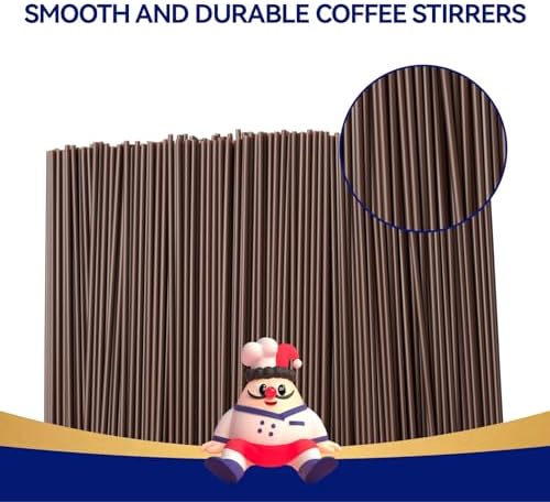 JOLLY CHEF 1000 Count Coffee Stirrers 7 inch - Image 5