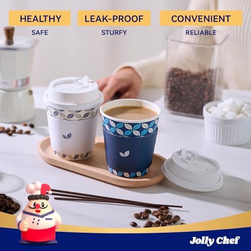 JOLLY CHEF 10 oz Paper Coffee Cups - Image 6