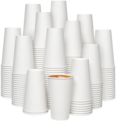 JOLLY CHEF 1000 Pack Disposable Paper Coffee Cups 16 oz by JOLLYCHEF