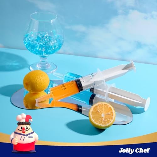 JOLLY CHEF 500 Pack 2 oz Jello Shot Syringes with Caps, Plastic Syringes - Image 7