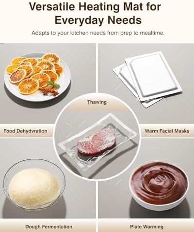 Warming Mat for Food (35"x16") - iTRUSOU Extra Large Electric Warming Tray with 7-Level Temp, 500W High-Power & 99H Timer - Rollable XL Large Food Warming Mat for Parties & Buffet - Image 7