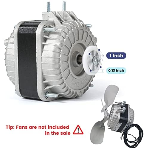 Condenser Fan AC Motor YZF18-25,18W Shaded Pole Motor for Refrigerator,Freezer,Small Ventilation Rquipment,UL Approved,Can Replace YZF10-20 YZF6-13