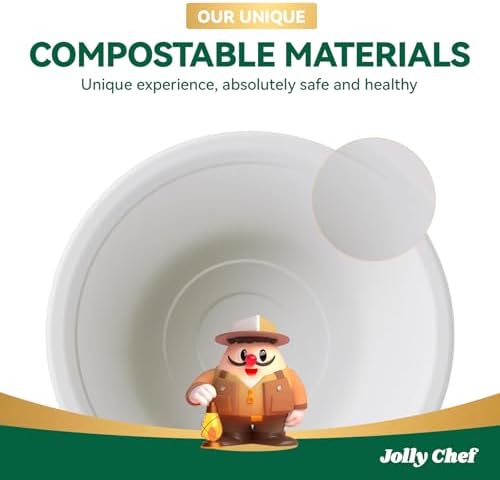 Compostable Disposable Paper Bowl 16 oz Heavy Duty Soup Containers 150 Pack - Image 7