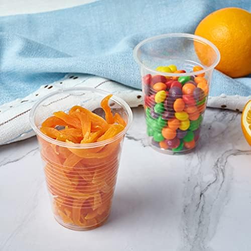 JOLLY CHEF 600 Pack 9 oz Clear Plastic Cups &100PCS Plastic Disposable Straws - Image 7