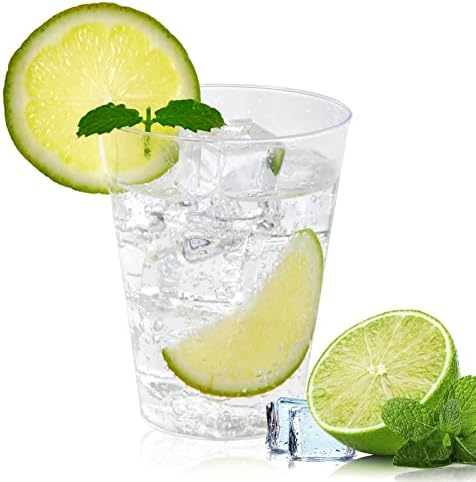 JOLLY CHEF 7 oz Clear Plastic Cups, 300 Pack Disposable Party Cups - Image 6