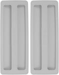 iplusmile 2pcs Silicone Toaster Top Cover for 4 Slice and Long Slot 2 Slice Toasters, Universal Dust Lid Protector for Bread Maker Kitchen Appliances, Sandwich Machine Part