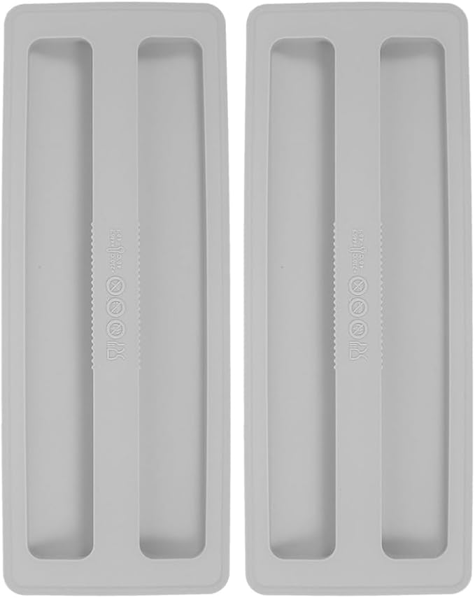 iplusmile 2pcs Silicone Toaster Top Cover for 4 Slice and Long Slot 2 Slice Toasters, Universal Dust Lid Protector for Bread Maker Kitchen Appliances, Sandwich Machine Part