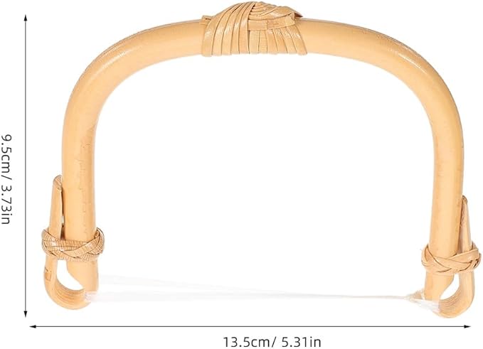 Replacement Teapot Handle for Ceramic Tea Pots U-Shape Rattan Grip Bamboo Cane Handle Accessory Heat Resistant Tea Kettle