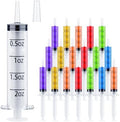 JOLLY CHEF 500 Pack 2 oz Jello Shot Syringes with Caps, Plastic Syringes by JOLLYCHEF