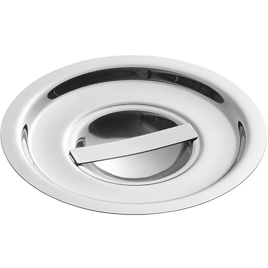 OCS Parts Pro Series Stainless Steel Cover for 1.5 and 2 Quart Bain Marie Pots | 4-15/16" Bain Marie Pot Lid with Handle