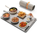Warming Mat for Food (24"x16") - iTRUSOU 7-Level Electric Warming Tray with 400W High-Power, Timer 0–99H & Built-In Strap - Rollable Large Food Warming Mat for Parties & Buffet by iTRUSOU