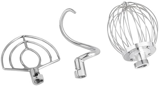 8 Qt Commercial Stand Mixer, White, Bowl Lift, 5-Speed with Timer, 600W Motor, Digital Controls, Stainless Steel Bowl, 12x16x19 Inches