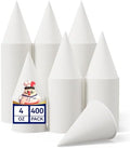 JOLLY CHEF 400 Pack Paper Snow Cone Cups 4oz by JOLLYCHEF