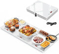 Chezerra Electric Warming Tray, 3-in-1 Food Warmer for Buffets Party, White by Unknown