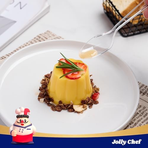 JOLLY CHEF Plastic Teaspoons 300 Count 6.54 Inch Clear Disposable Spoons - Image 5