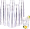 JOLLY CHEF 100 Pack 12 oz Disposable Clear Plastic Cups, Party Cups by JOLLYCHEF