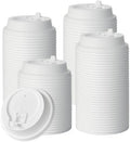 JOLLY CHEF 500 Pack Disposable Coffee Cup Lids, 3.6'' White Plastic Lids by JOLLYCHEF