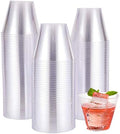 JOLLY CHEF 100 Pack 9 oz Clear Plastic Cups, Disposable Party Cups by JOLLYCHEF