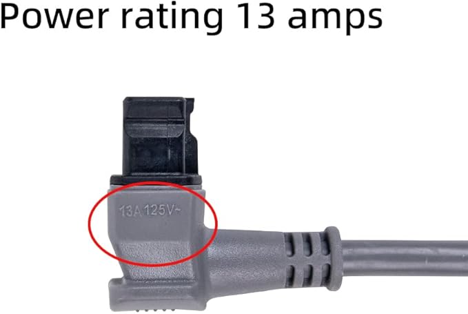 Update 13AMPS Replacement for Bosch SMZPC002UC Dishwasher Power Cord 13A （1.31mm²*3） 5.7ft