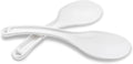 Giantree 2 Pcs Plastic Rice Paddle, 7.7 Inch Non-Stick White Rice Spoon Scooper for Cookers