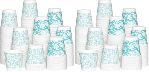 JOLLY CHEF 3 oz Disposable Bathroom Mouthwash Cups 600 Pack, Small Mini Paper Cups for Thanksgiving, Christmas, Parties by JOLLYCHEF