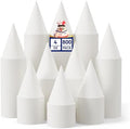 JOLLY CHEF 4 oz Snow Cone Cups, 800 Pack Paper Cone Cups for Shaved Ice, Water and Ice Cream by JOLLYCHEF