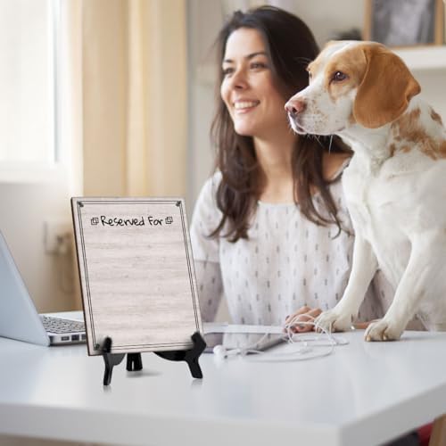 Reserved For 6x8 Dry Wipe Liquid Chalk Table Sign 6x8 Easy Installation | Restaurant & Bar | Perfect To Clearly Direct Customers & Advertise Specials | No Pen Included - Image 6