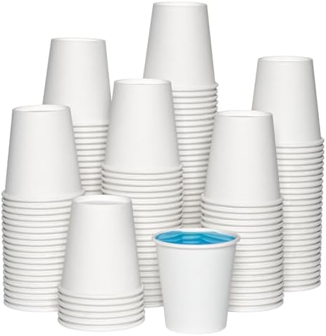 JOLLY CHEF 3oz Paper Cups 300 Packs Hot Beverages Disposable Bathroom Cups by JOLLYCHEF