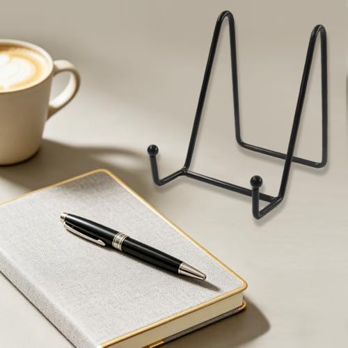 4.5 Inch Black Plate Stands, 2 Pcs, Metal Display Stand - Image 5