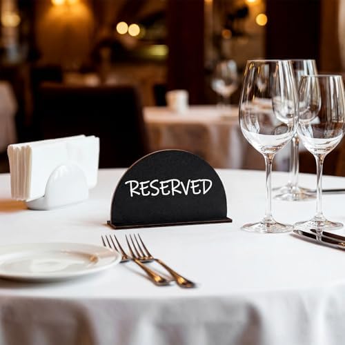 20pack Mini Chalkboard Sign Arch Chalk Board Food Label with Stand - Image 6