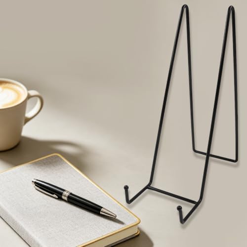 2 Pcs 12 Inch Black Plate Stands for Display - Image 5