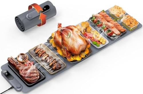 FEPPO Warming Mat for Food, Extra-Long Size 42"x12", Fast Full-Surface by FEPPO