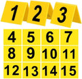 OUNONA 15 pack Table Number Signs Numbers 1 to 15 by OUNONA