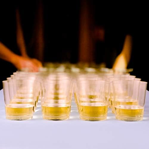 JOLLY CHEF 100 Pack 1 oz Disposable Plastic Shot Glasses, Mini Shot Cups - Image 6
