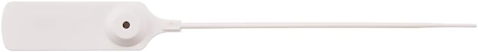 Pull-tite Security Seal Tamper Resistant Tags Plastic Padlock Sign Ties Numbered 100 Pieces/Bag (White, 100pcs)