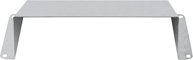 5.5" x 3" Galvanized Steel Vent Cover - Duct Exhaust/Inlet Rain Deflector - Weatherproof Guard for Open Ventilation Systems - Indoor/Outdoor Vent Hood - Air Vent Grille Protection Roof