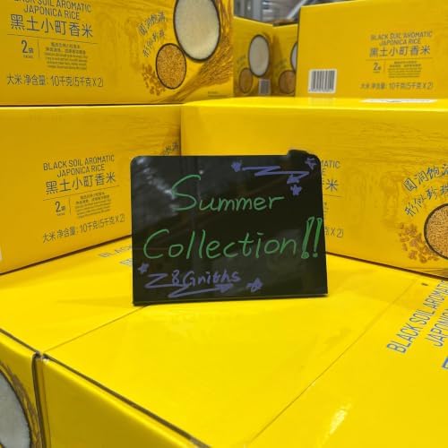 5PCS 21CM*15CM Handy Cap Holder for Pricing Tags, Basket Tags- Erasable & Write-OnClothing Display Stand, Catering Supplies - Chalkboard Labels, Place Cards, Food Markers for Party Buffet - Image 3