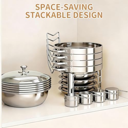 ALSO GO 4Pack Round 7QT Stainless Steel Chafing Dishes for Buffet - Image 7